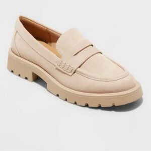 NEW Women's Taupe Archie Loafer Flats A New Day Size 7 1/2
